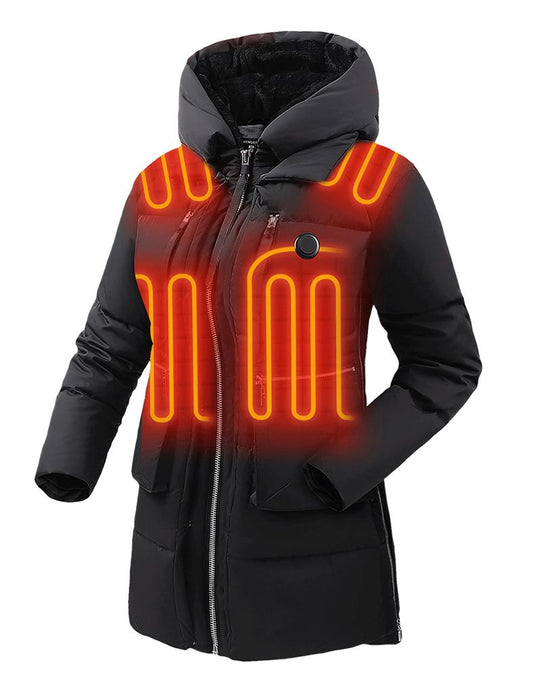 [Final Sale] Women’s Heated Down Parka, 7.4V, W2163 [XS,S,M,L]