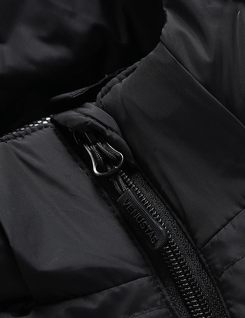 [Final Sale] Women's Heated Down Vest 7.4V With Detachable Hood, W2119