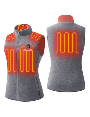 Women’s Heated Fleece Vest (Up to 12 heating hours)