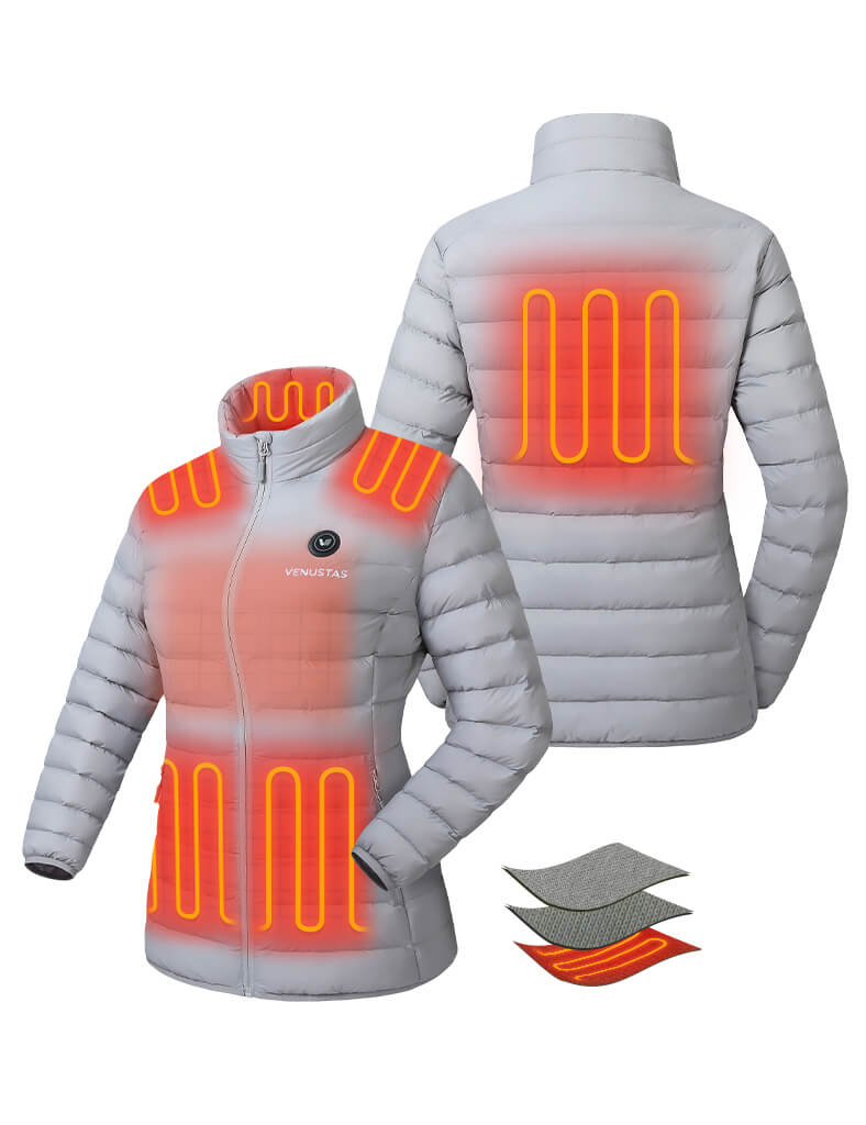 Women's Heated Lightweight Puffer Jacket 7.4V, W48