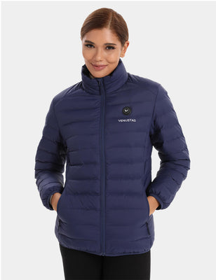 Women's Heated Lightweight Puffer Jacket 7.4V, W48 [Final Sale]