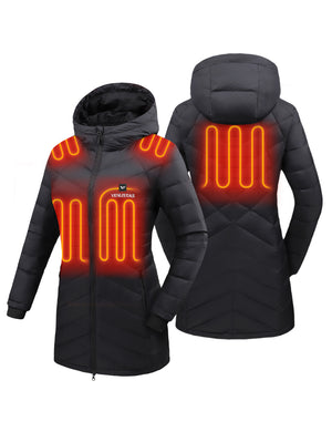 Women’s Heated Recycled Puffer Jacket 7.4V, EW68 hover