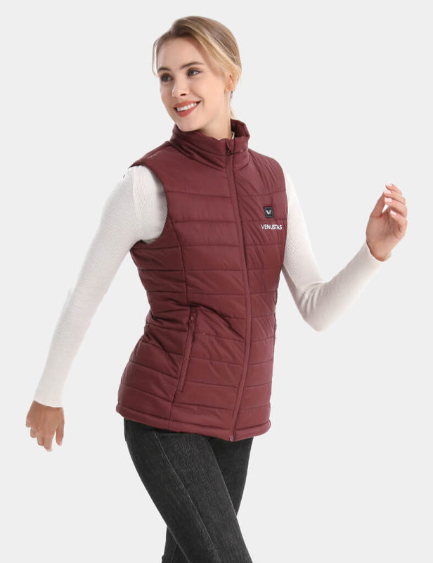 [Open Box] Women's Classic Heated Vest 7.4V - Milk White/ Light Grey/ Burgundy/ Pink, W2118