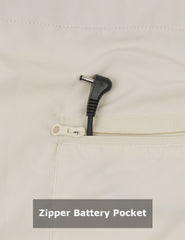 Zipper Battery Pocket