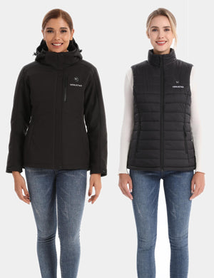 [Bundle] Women's Heated Jacket 7.4V & Women's Heated Vest 7.4V hover