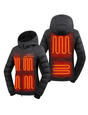 Women’s Heated FELLEX® Hooded Puffer Jacket 7.4V, EW54 [Final Sale] hover
