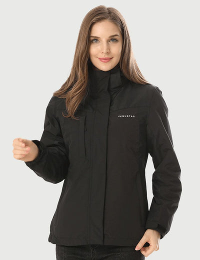 Venustas 3-in-1 Heated Jacket 7.4V For Women, W2167 [Final Sale] - Black