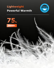 Women's Long Hooded Down Parka with Detachable Hood