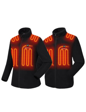 [Bundle] Men's & Women's Zipper up Heated Fleece Jacket 7.4V, M2136 & W2136 hover