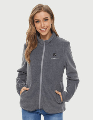 [Open Box] Zipper up Heated Fleece Jacket for Women 7.4V, W2136