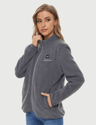 [Open Box] Zipper up Heated Fleece Jacket for Women 7.4V, W2136