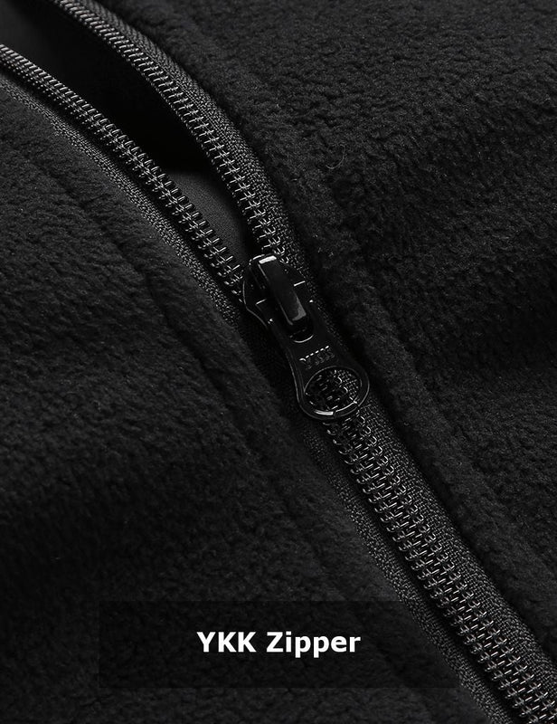 [Open Box] Zipper up Heated Fleece Jacket for Men 7.4V,M2136